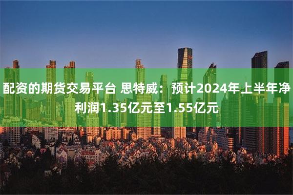 配资的期货交易平台 思特威：预计2024年上半年净利润1.35亿元至1.55亿元