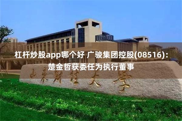 杠杆炒股app哪个好 广骏集团控股(08516)：楚金哲获委任为执行董事